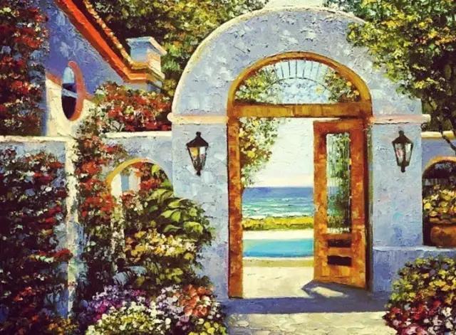 霍华德 贝朗思[1933-2014]（Howard Behrens）
是美国著名通俗绘画艺术家。
1933年生于芝加哥伊利诺伊州，在华盛顿特区长大。17岁那年因雪橇意外受伤卧床不起后开始学习绘画。
1976年，当他采用调色刀的时候，他达到了一个转折点。这是一种风格上的改变，让他的画作“活下来”。我们可以看到，他的作品几乎都是色彩明亮的风格