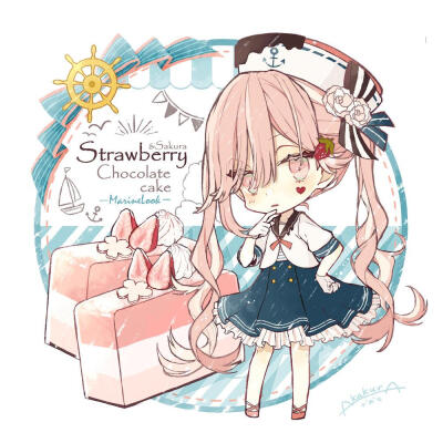 Artist:赤倉
Strawberry chocolate cake（草莓巧克力蛋糕)