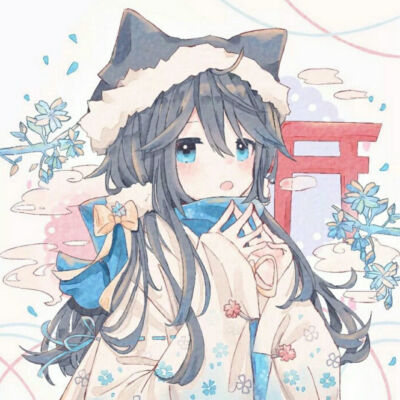 猫咪 动漫 森系 小雪莉