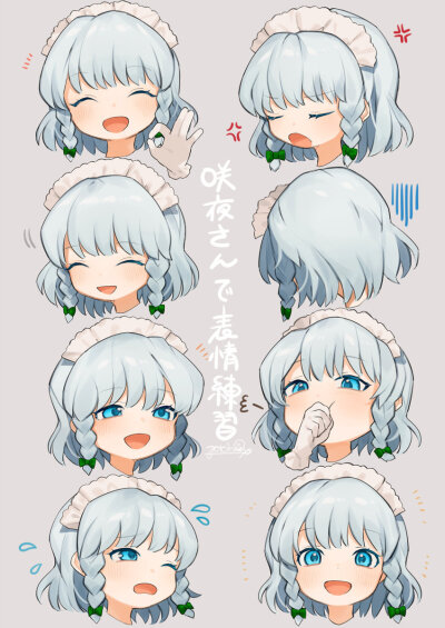 表情/蕾米莉亚·斯卡雷特/芙兰朵露·斯卡蕾特/十六夜咲夜