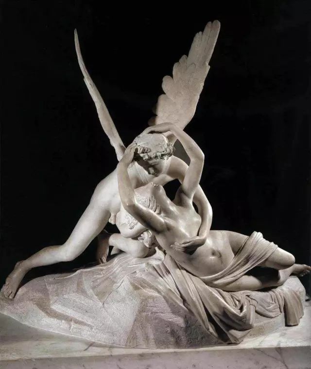 安东尼奥·卡诺瓦《Psyche Revived by Cupid's Kiss》，1787-1793年
