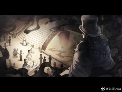 歌剧魅影The Phantom Of The Opera
插画来自iOS下载游戏，迈哲木：歌剧魅影。剧情有改动，原作党警告。