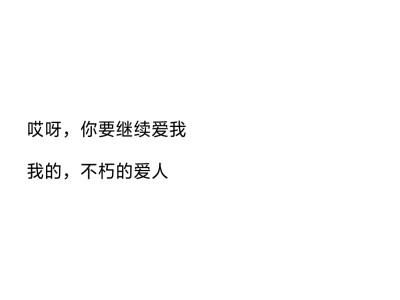 文字 情话