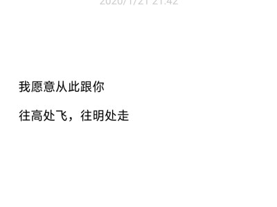 文字 情话