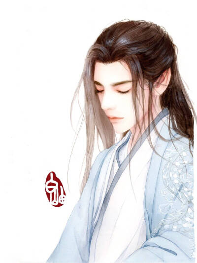 手绘古风男子
画师：白岫