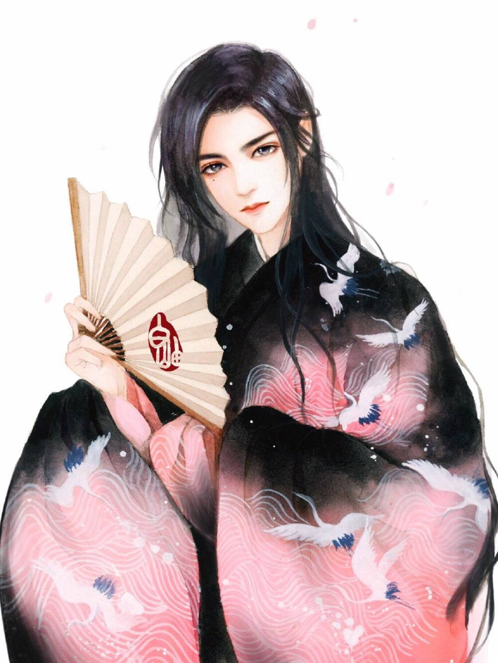 手绘古风男子
画师：白岫