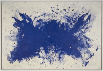 伊夫·克莱因(Yves Klein)《向田纳西州致敬》，275x407 cm，1960，法国蓬皮杜艺术中心藏