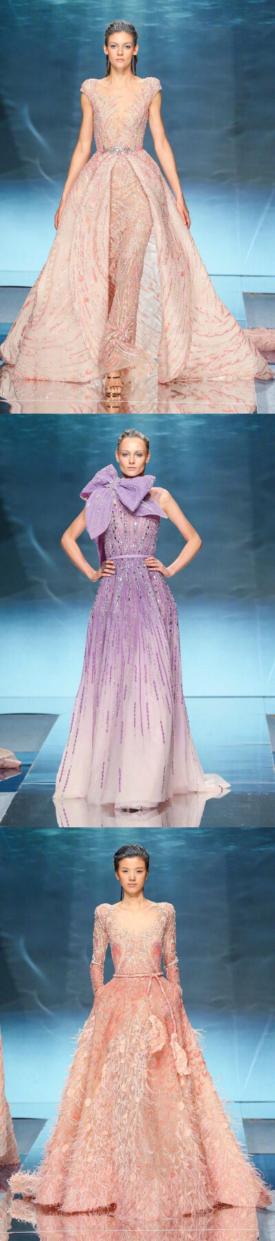 Ziad Nakad Couture S/S 2020
深海女神的蔚蓝战歌