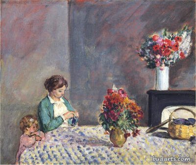 莱巴斯克（Henri Lebasque）（法）1865-1937 后印象派画家