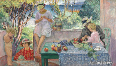 莱巴斯克（Henri Lebasque）（法）1865-1937 后印象派画家