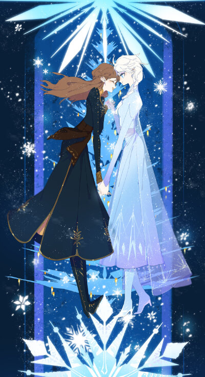 冰雪奇缘 Elsa X Anna
Elsanna
画师 時一二