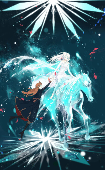 冰雪奇缘 Elsa X Anna
Elsanna
画师 時一二