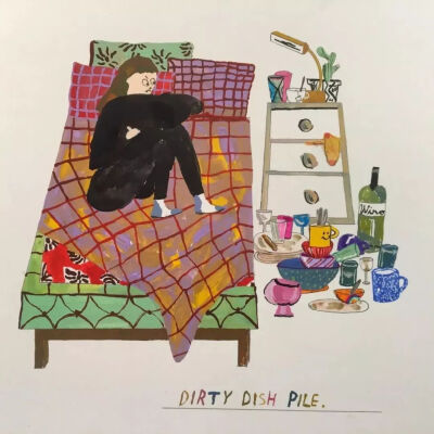 Tara Booth《dirty dish pile》