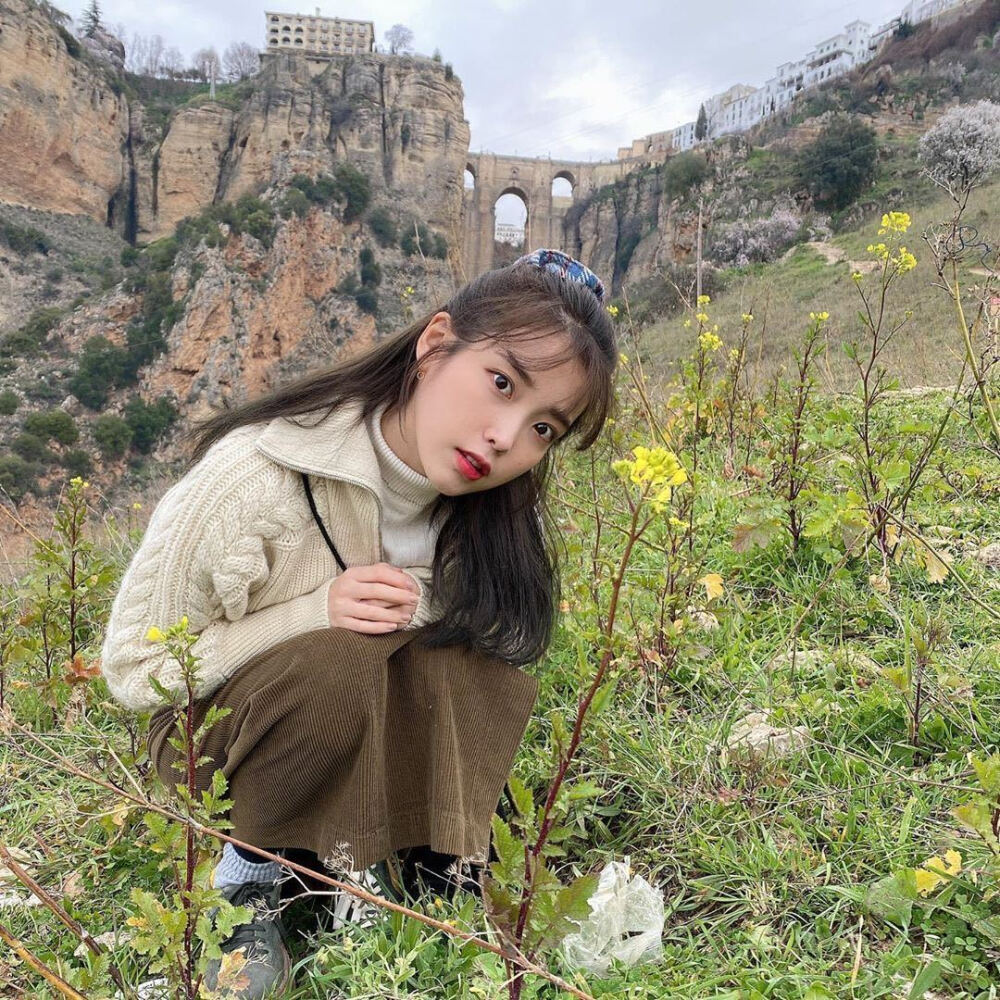 iu 李知恩 旅行照