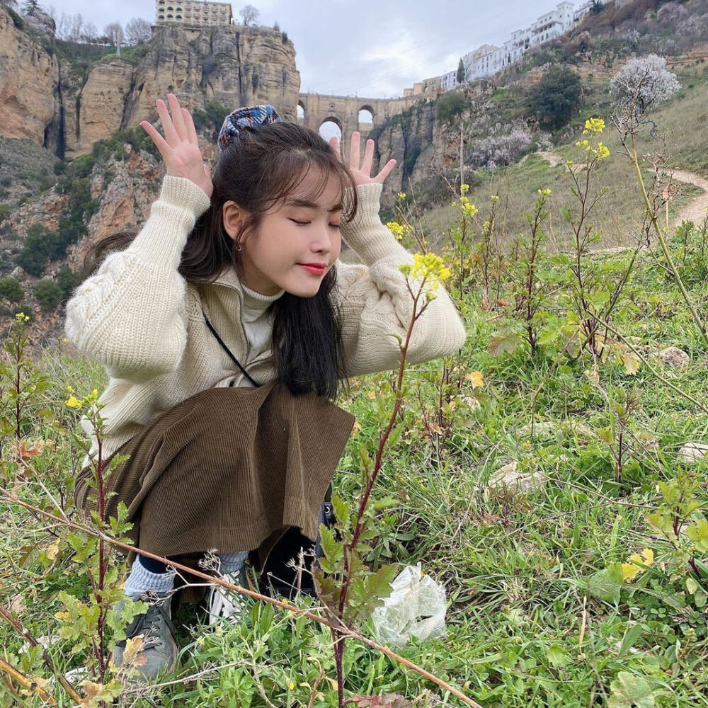 iu 李知恩 旅行照