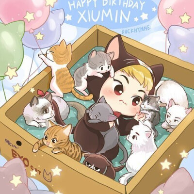 exo漫画生日贺图
xiumin suho lay beakhyun chen chanyeol D.O.kai sehun