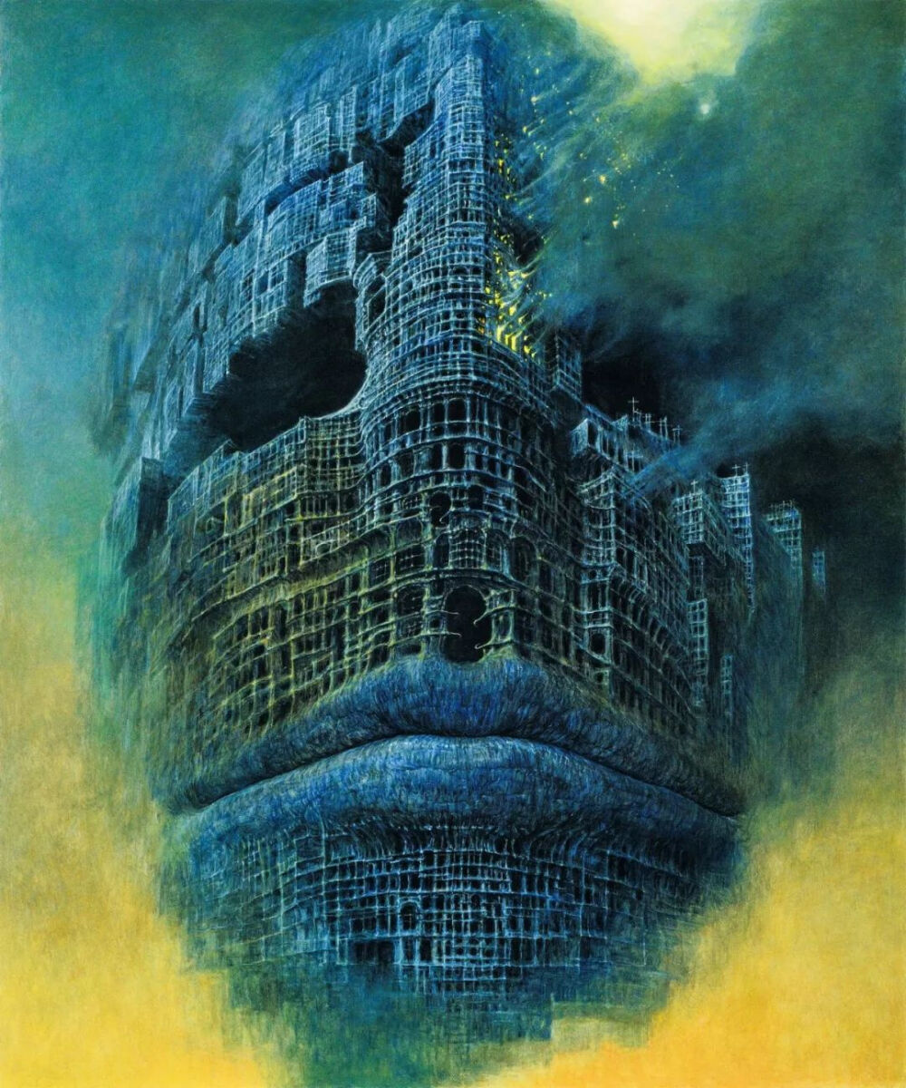 Zdzislaw Beksiński《Untitled》