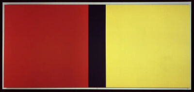 
巴尼特·纽曼《Who's Afraid of Red, Yellow, and Blue IV》，1969-1970年
