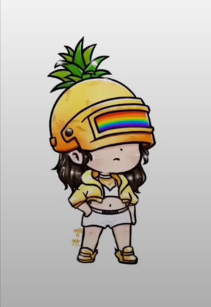 和平精英     人物    简笔画