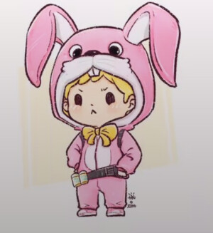 和平精英     人物    简笔画