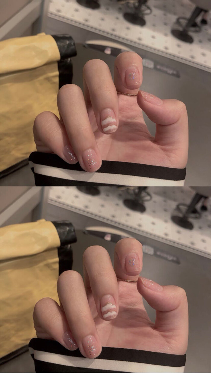 超级温柔的美甲