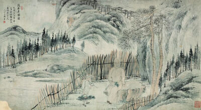 齐白石《蔬香老圃图》，纸本设色，81×147cm，1898年，辽宁省博物馆藏