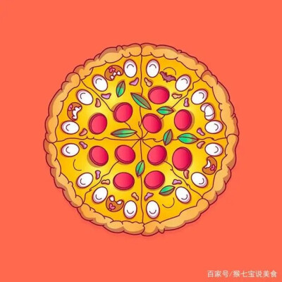 插画，食物总动员