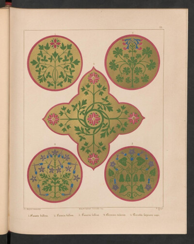 《Floriated ornament 》( 花卉装饰图案）是Augustus Welby Pugin（19世纪英格兰建筑设计师）关于建筑装饰的著作。内容为哥特式风格的装饰图案，此书共包含31种风格的图案，在对随后很长一段时间内工艺美术艺术家产…