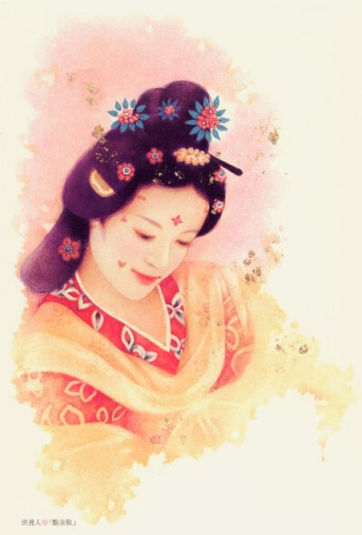 德珍 画中的美人 壁画供养人