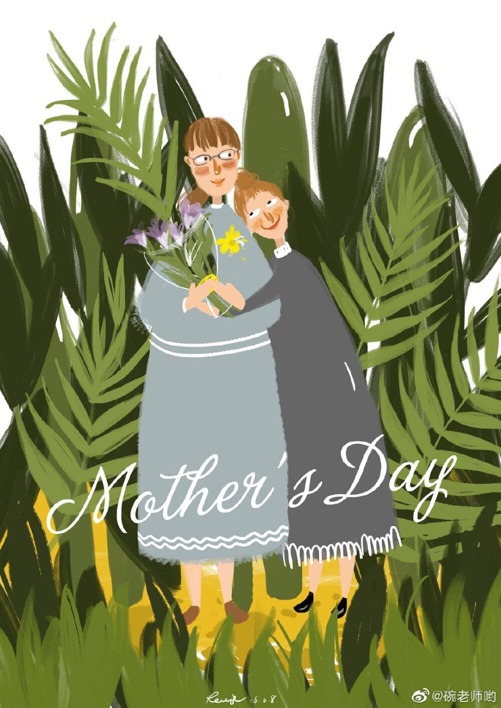 母亲节插画