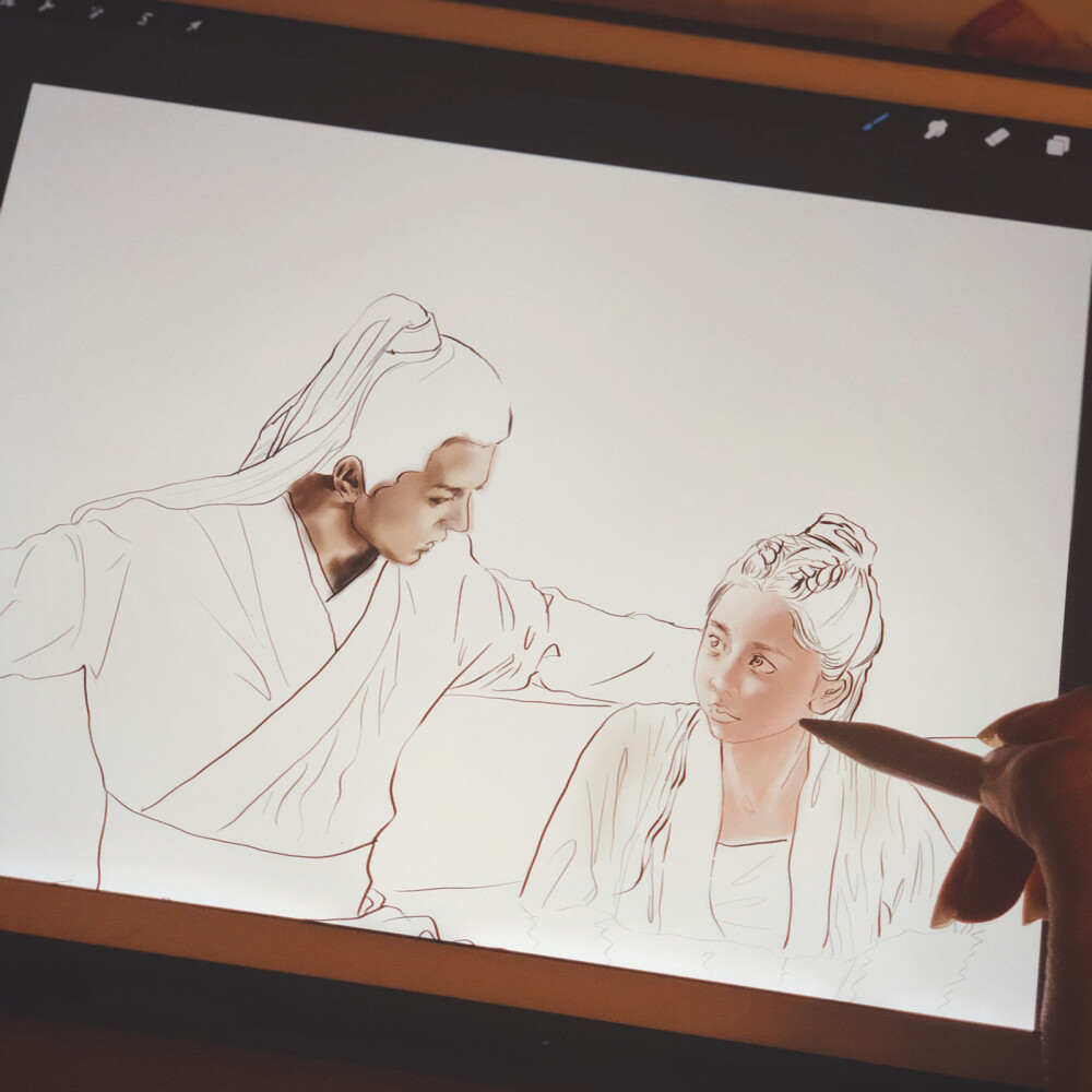 最近追的电视剧画一画