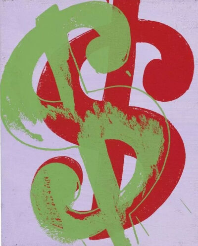 安迪·沃霍尔《Dollar Sign》，1980年