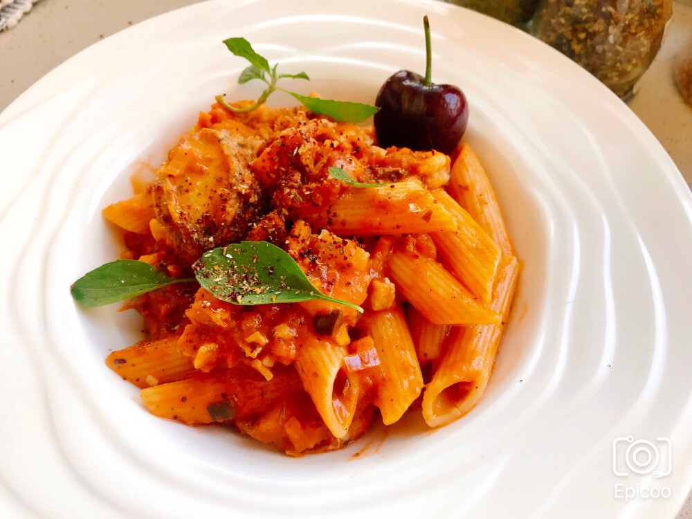 非常时期，生日面：海鲜通心粉