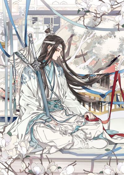 魔道祖师 绘师：ダエ（p id=1630786） 本作品id=79177823