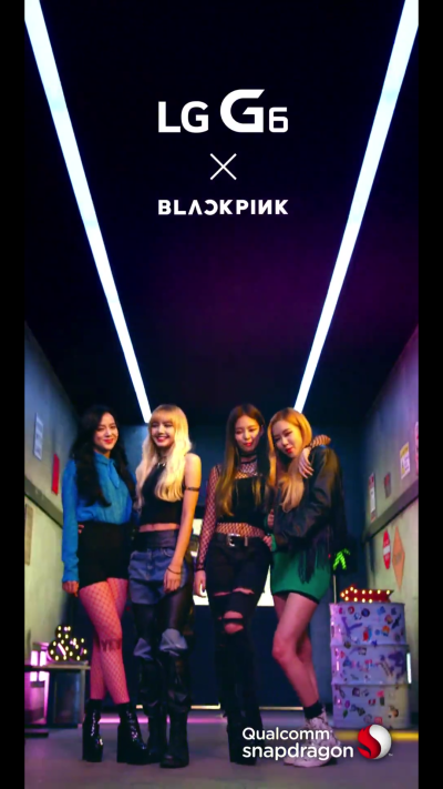 3-17BLACKPINK代言LG新产品G6