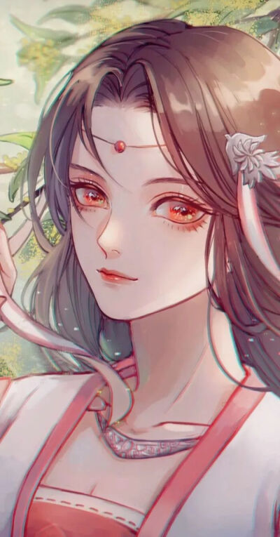 你眸里一笑，我眉心一舒