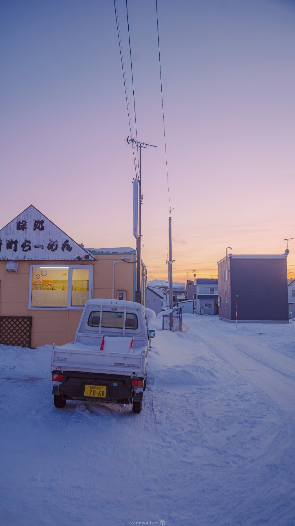 「雪❄️.北海道」 ​
摄影：@overwater