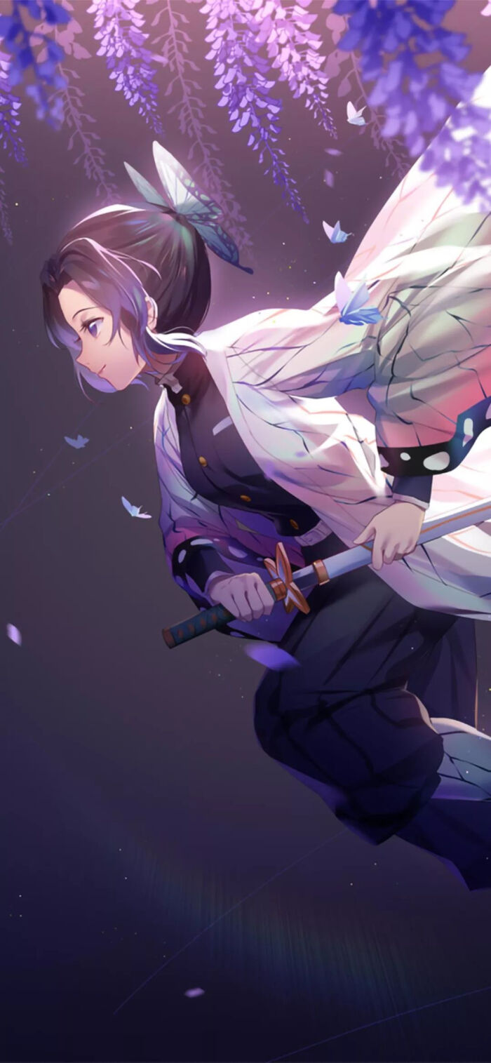 鬼灭之刃蝴蝶忍- 高清图片，堆糖，美图壁纸兴趣社区