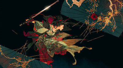 来自伊吹鸡腿子。古风图片。怨怨搬运。