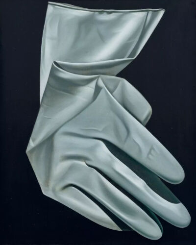 张培力《X？系列》，布面油画，99×79.5cm，1987年