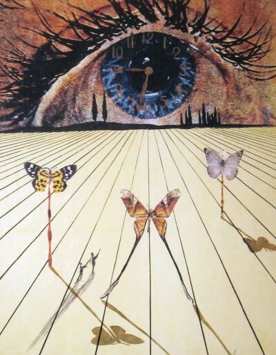 萨尔瓦多·达利《The Eye of Surrealist Time》，1971年