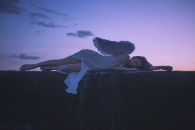 天使 唯美 欧美女头 复古 梦幻 背景图