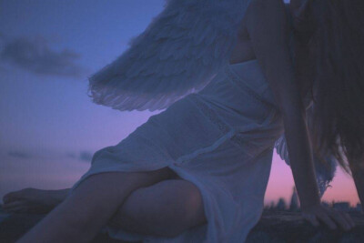 天使 唯美 欧美女头 复古 梦幻 背景图