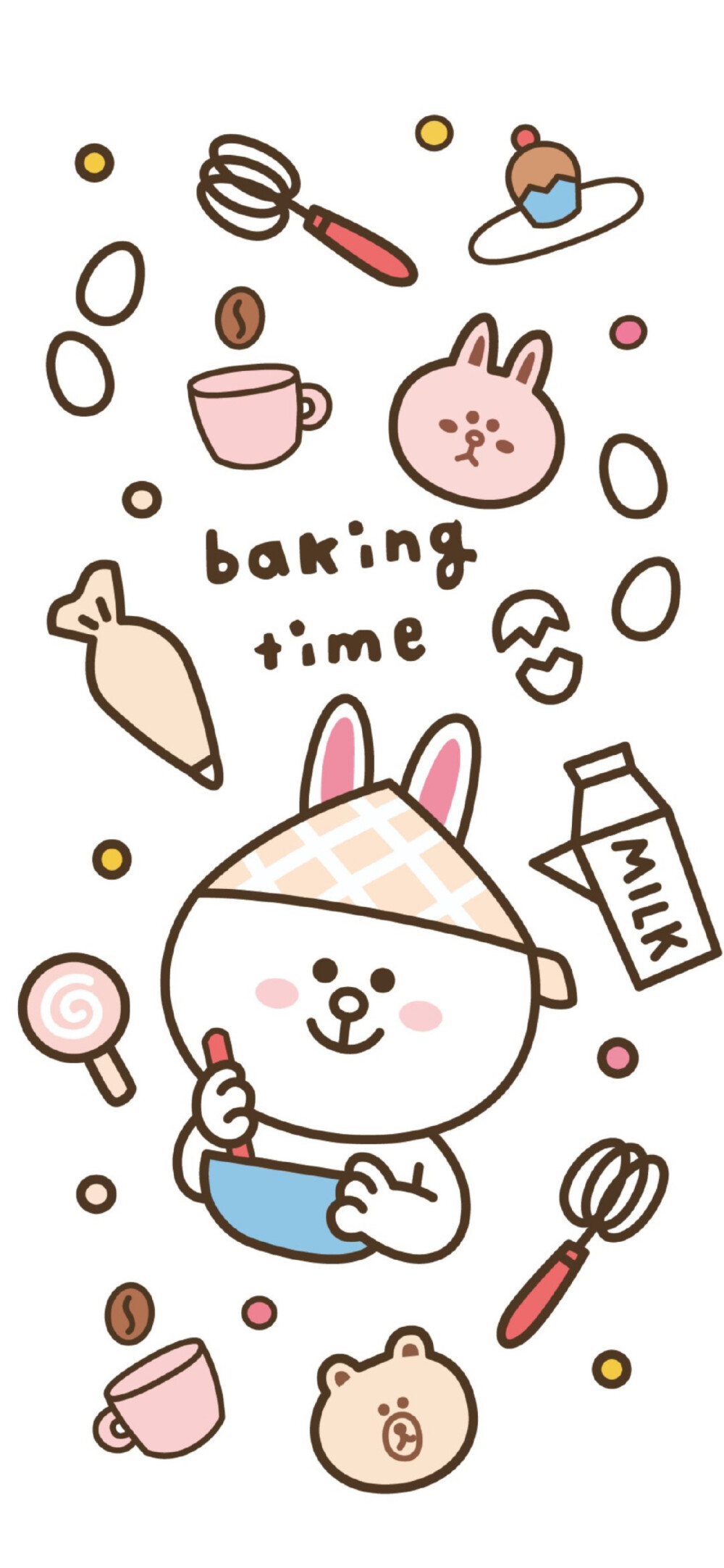 line_Cony baking time