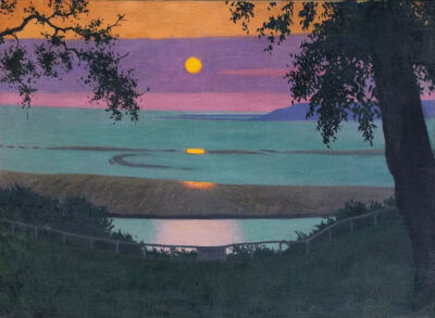 费利克斯·瓦洛东《Sunset》，1918年，2010年苏富比苏黎世秋拍成交价约1750万元