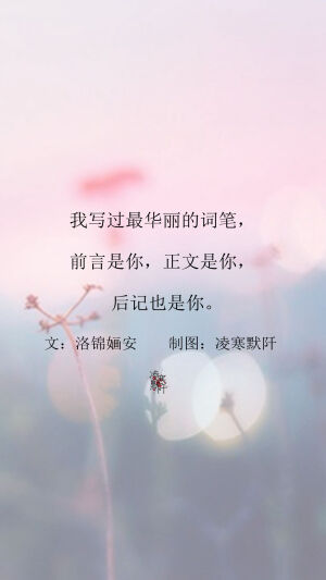倘若我的故事从未有你，今夜的酒该乏味到何种境地。
