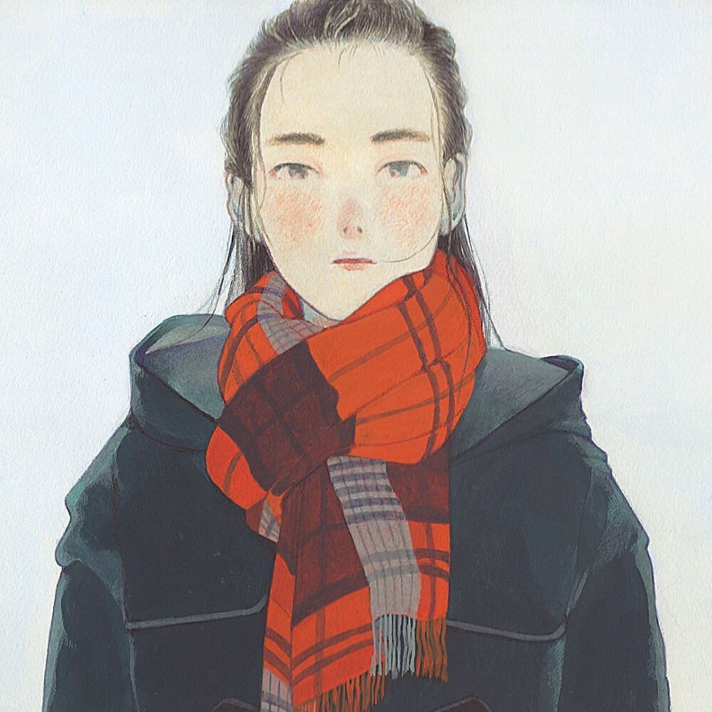 Nakajima Kano 手绘 插图 