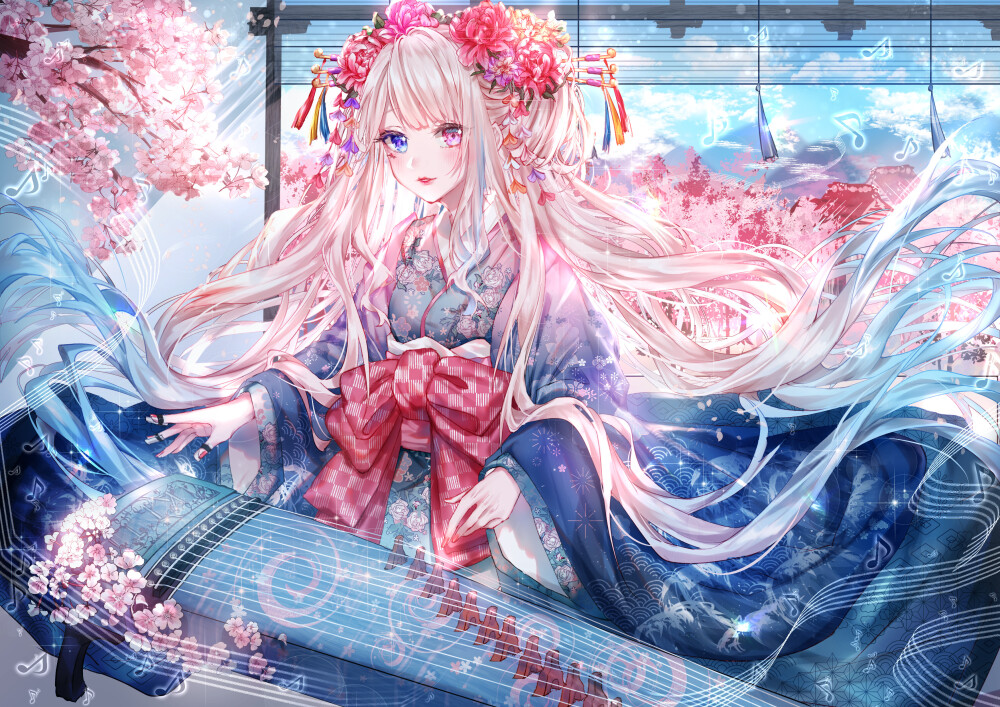 奏 绘师：風彧（キティー）（p id=15026980） 本作品id=79221978