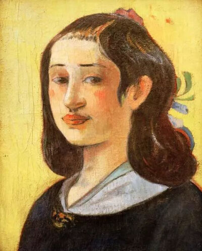 保罗·高更 《爱琳·高更的肖像》（Portrait of Aline Gauguin）