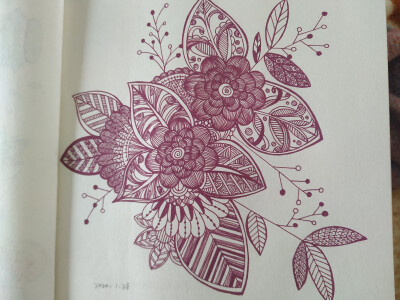 小丛花 #禅绕画#